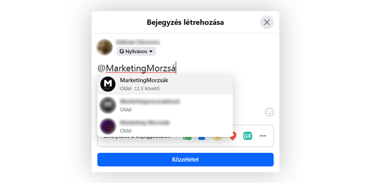 Így hivatkozz oldalra vagy személyre a Facebookon